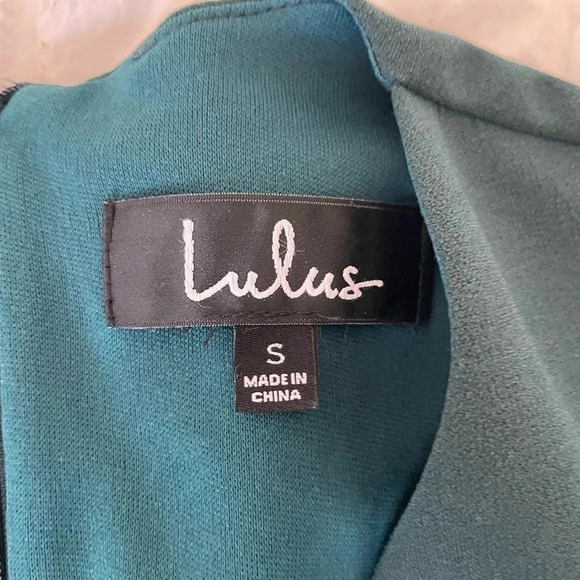 Lulus green front tie mini dress - Picture 5 of 8